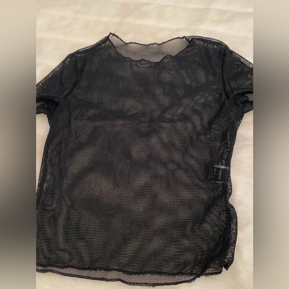 Extra small Mesh Top-Shein